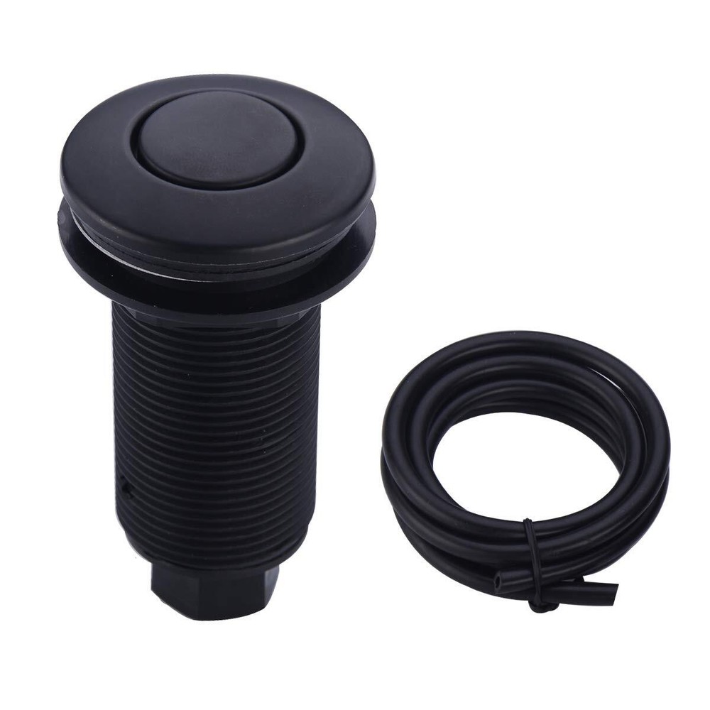 Air Activated Switch Button for Sink Garbage Disposal Part Matte Black