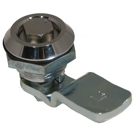 Cam Latch, Keyed, Polished Chrome,  4Rrg1