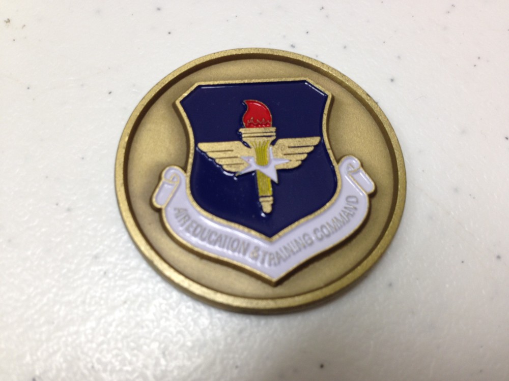 AIR EDUCATION & TRAINING COMMAND CHALLENGE COIN NEW