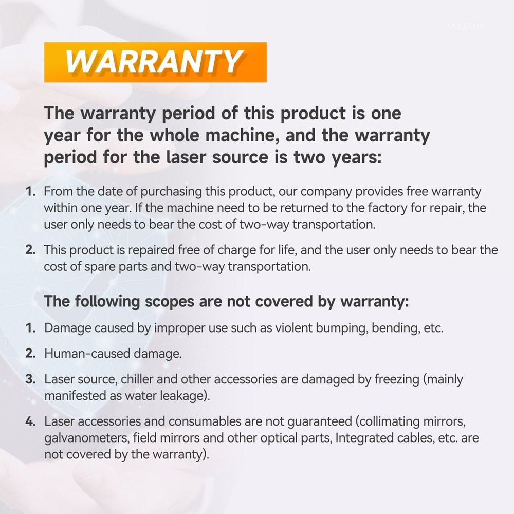 US Used Machine 3000W Handheld Laser Cleaner for Rust/Paint with Transformer