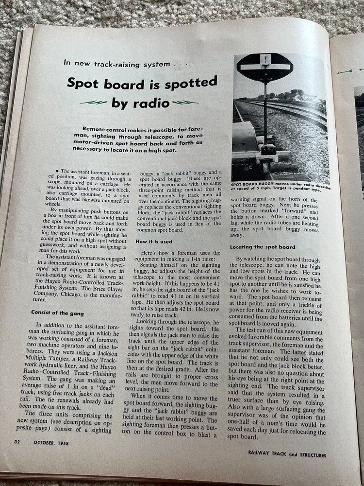 Railway Track and Structures - October 1958