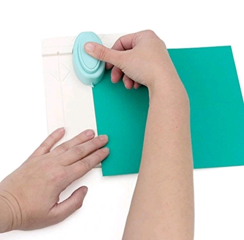 Candy Box Punch Board by We R Memory Keepers W/ 2 Way Punch Board, Scoring Tool