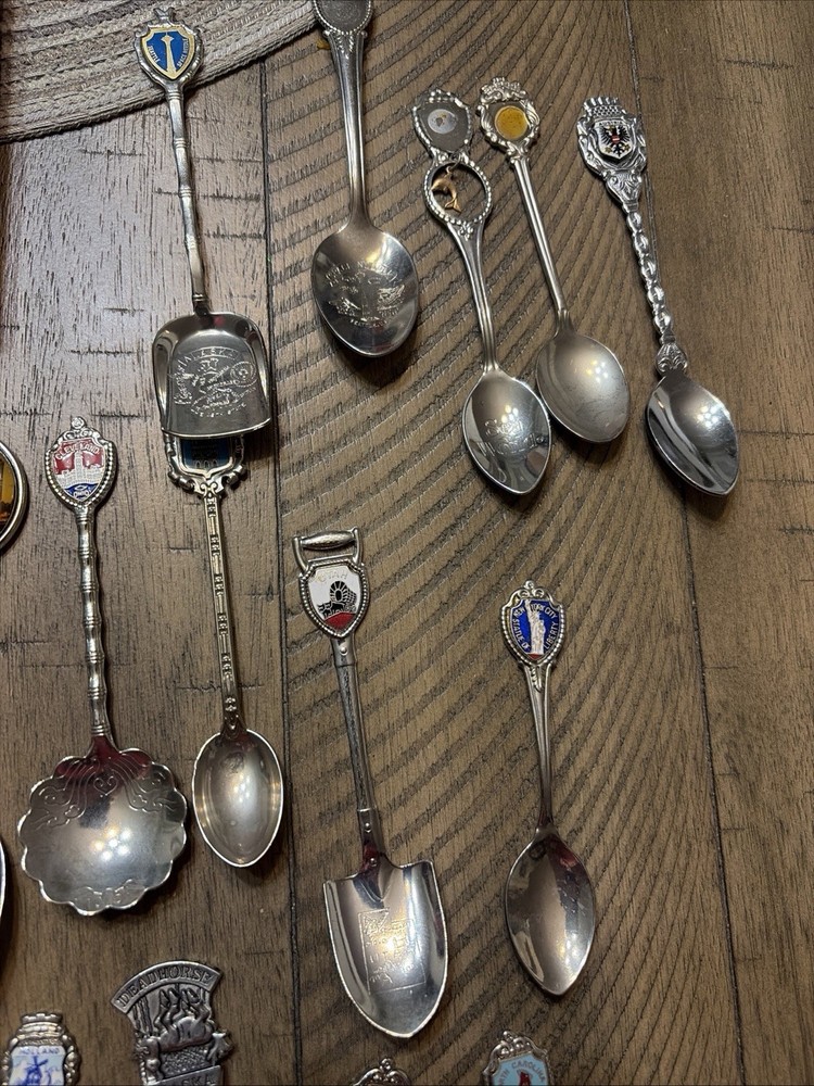 Souvenir Spoon Lot Of 46