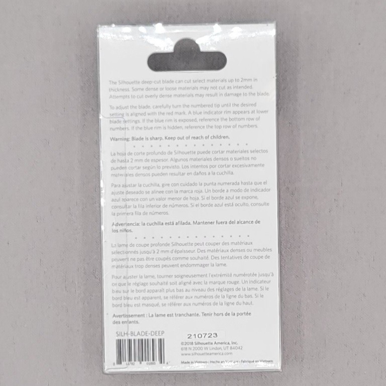 Silhouette Deep Cut Blade 2mm Replacement Craft Cutting Tool