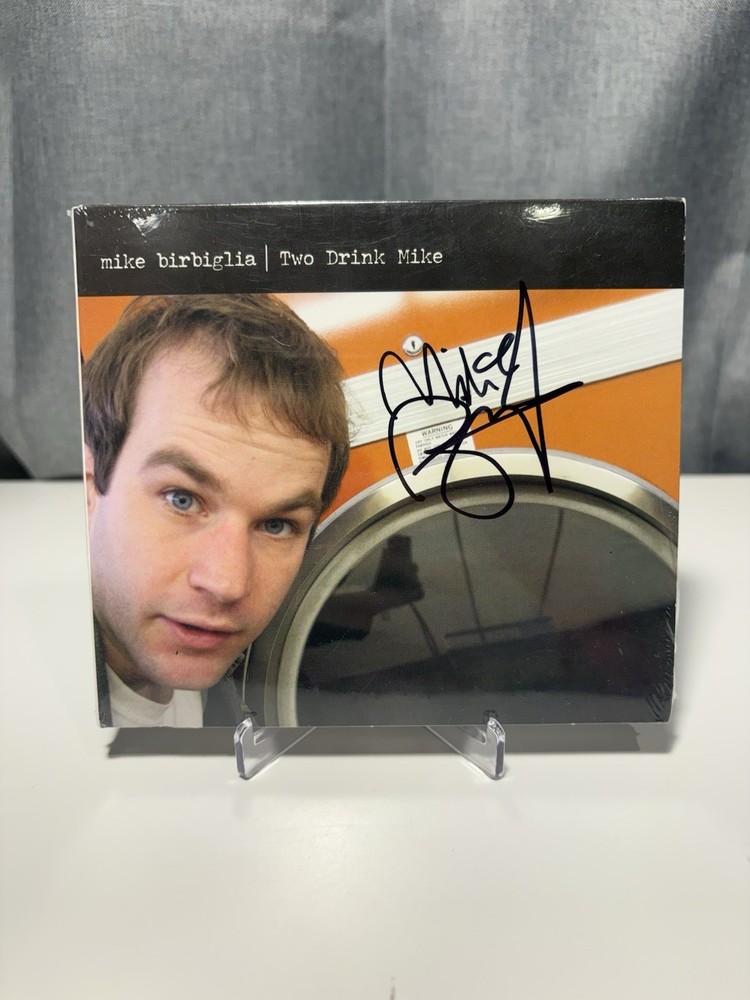 Mike Birbiglia Two Drink Mike CD/DVD Autographed SIGNED 2006 Comedy Central
