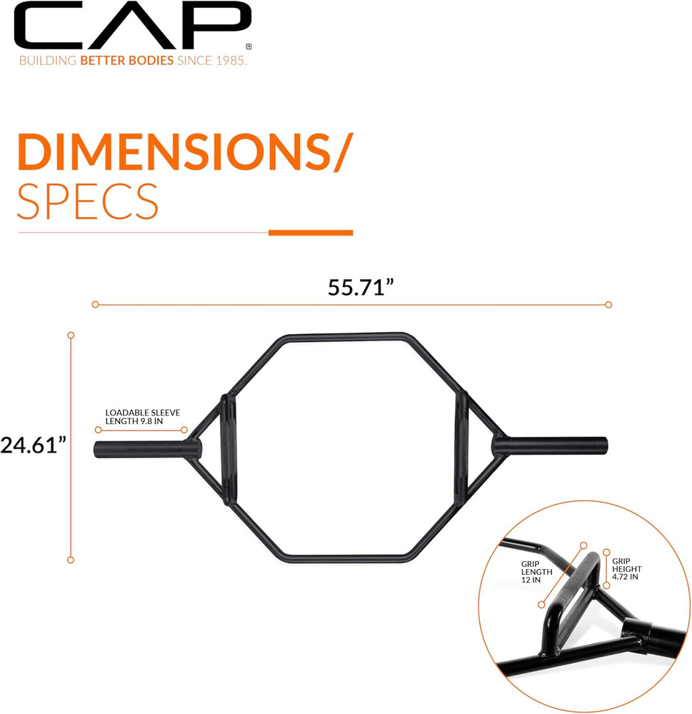 Olympic Trap Bar | Multiple Grip Options