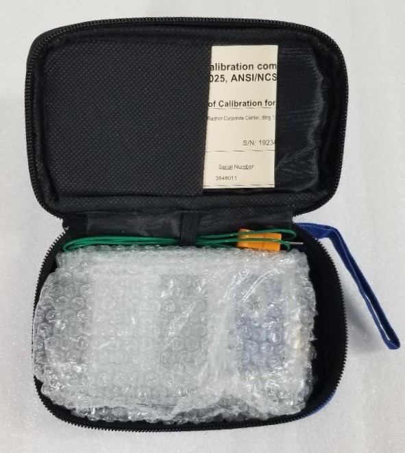 VWR Traceable Type-K Thermometer °F Pocket Size w/ Probe, Case, Cert