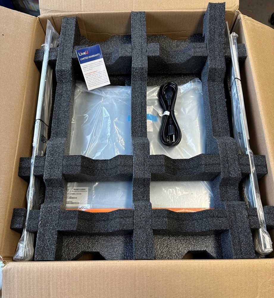 LiveU LU2000 SUPERMICRO 512-3 1U RackMount Decoder Server WITH RAIL KIT NEW!~
