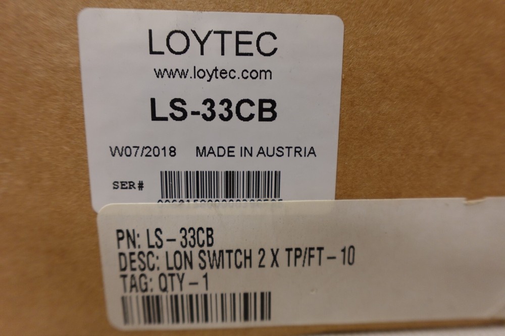 Loytec Electronics LON Network Router Switch LS-33CB *New Old Stock*
