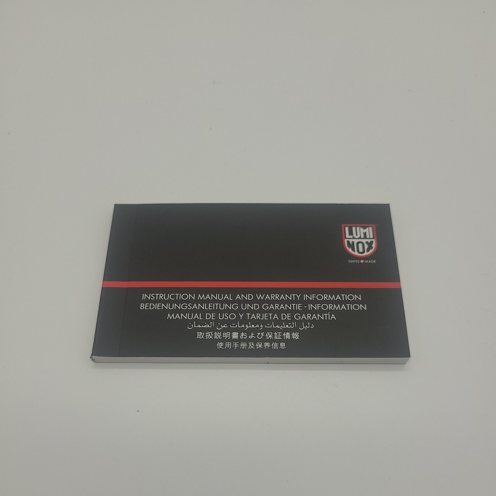 Luminox Instruction Manual