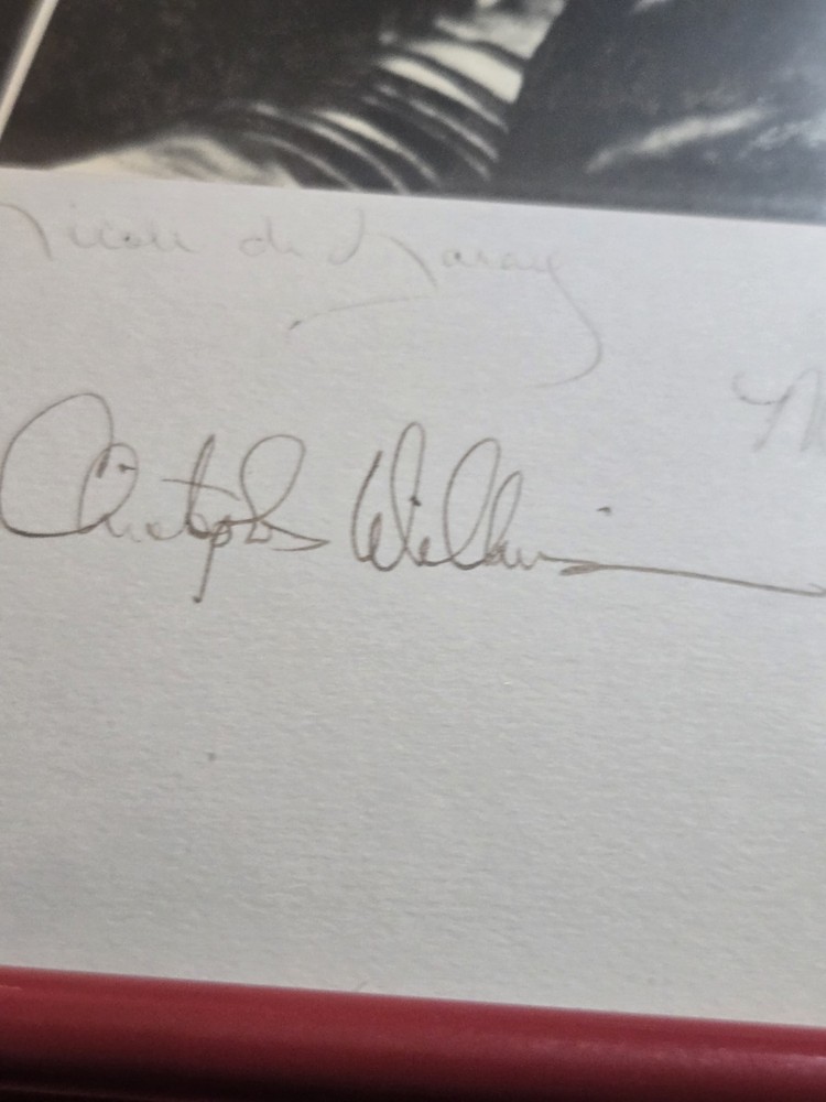 Isaac Stern Portrait Signed