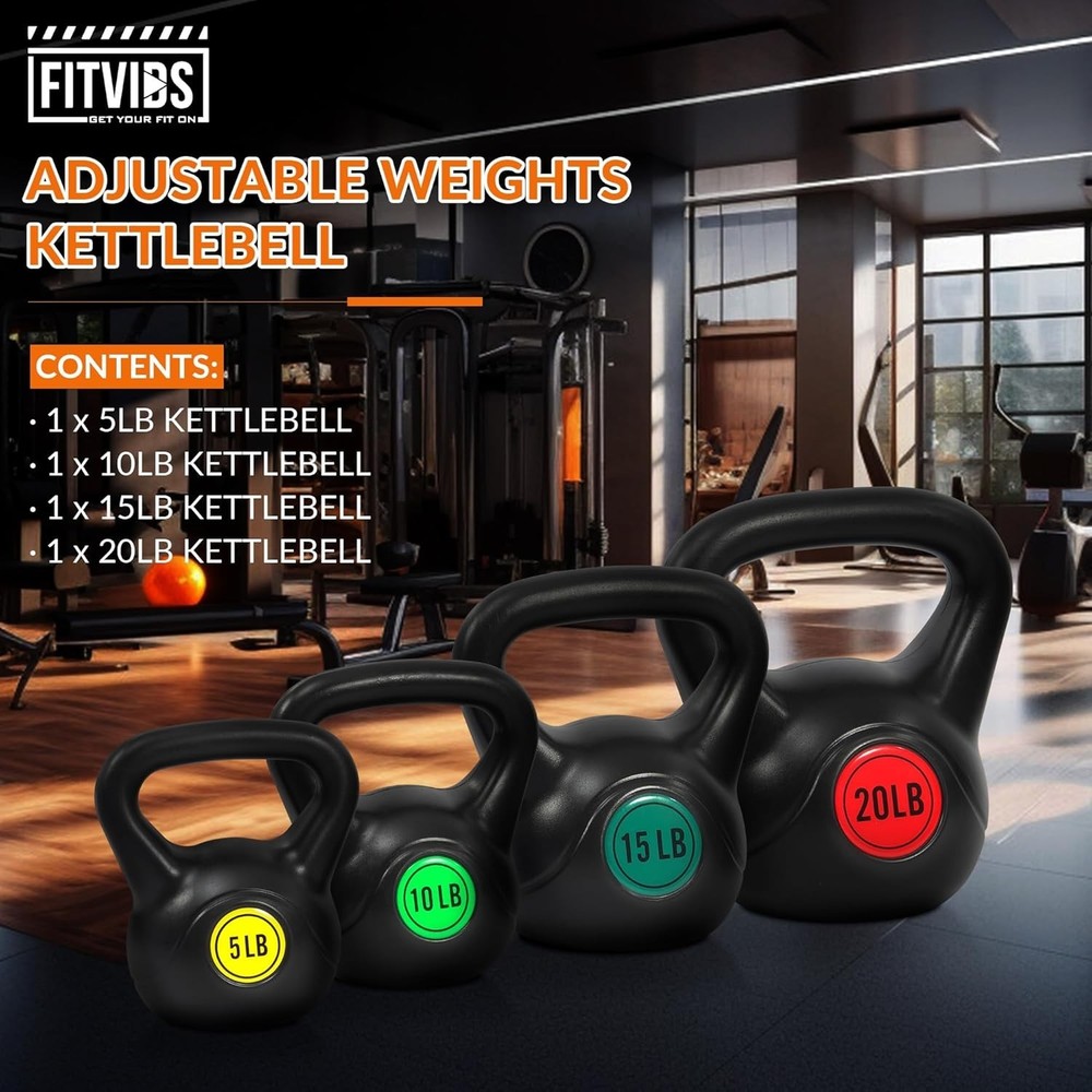 HDPE Coated Kettlebell Collection.