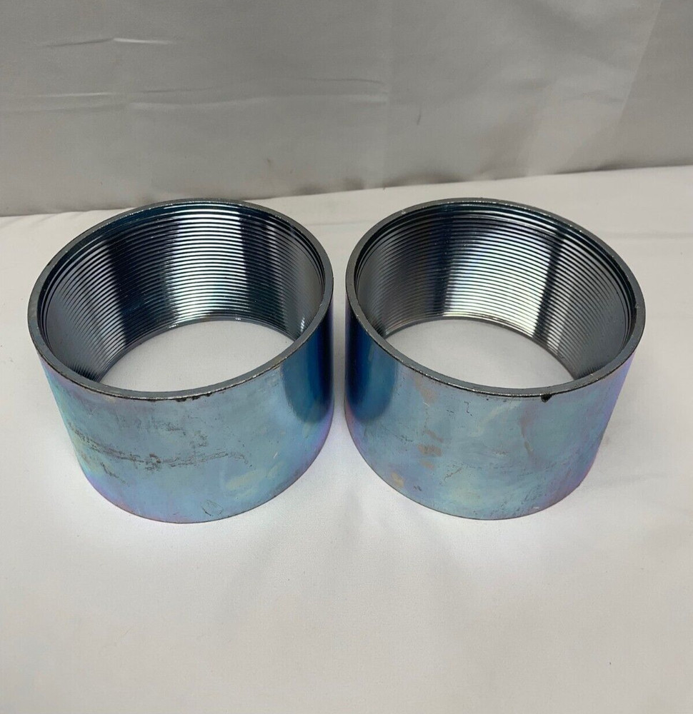 6" Galvanized Steel Coupling, Lot of 2 - New