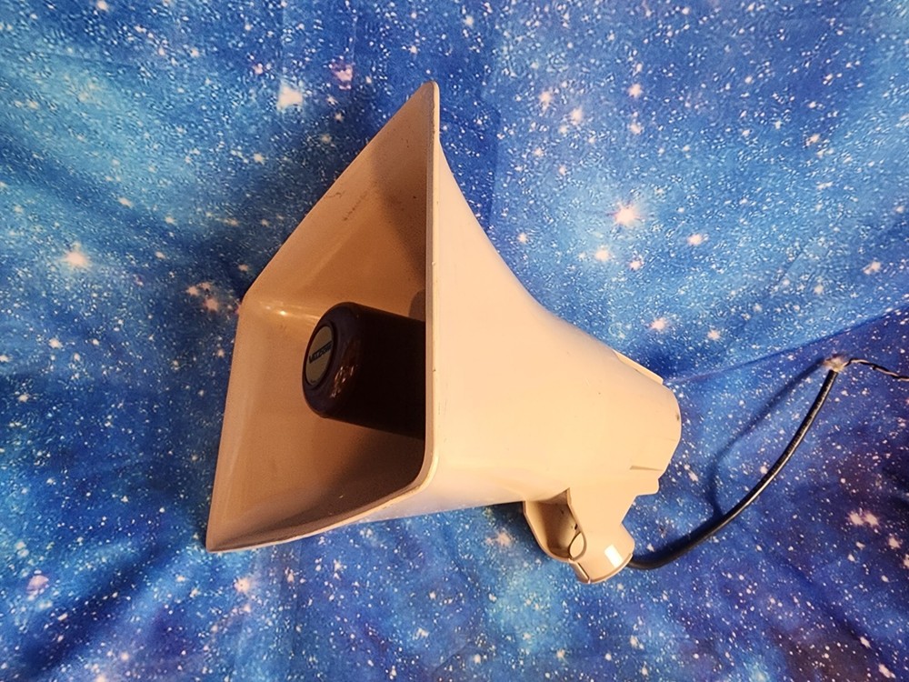 Valcom V-1048C-Gy Talkback Paging Horn Gray