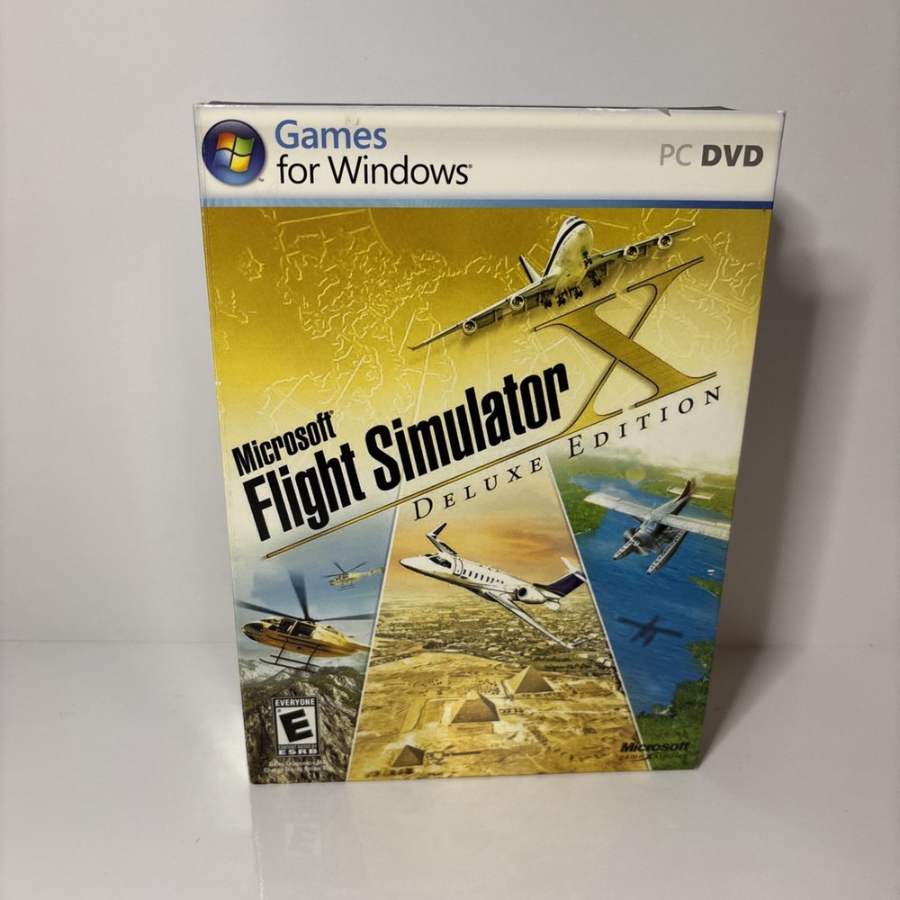 Microsoft 2006 Flight Simulator X Deluxe Edition PC Game Windows
