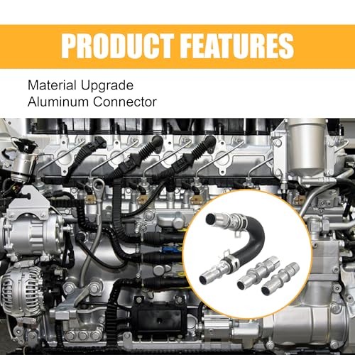 626-001 Engine Heater Core Bypass Kit, Aluminum Heater Core Flush Tools With