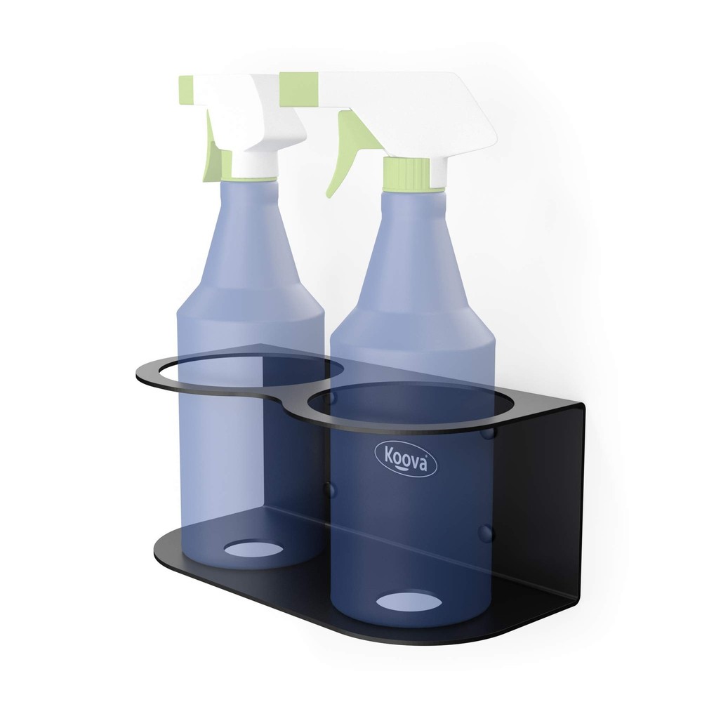 2 All-Purpose Spray Bottle Holder | Easy Install Wall Mount Hardware Included...