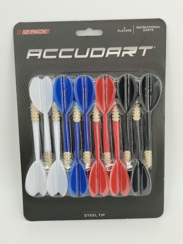 ACCUDART - 12 Steel Tip Darts