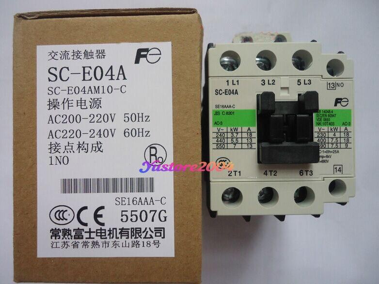 1 Pc. New SC-E04A Contactor AC220V