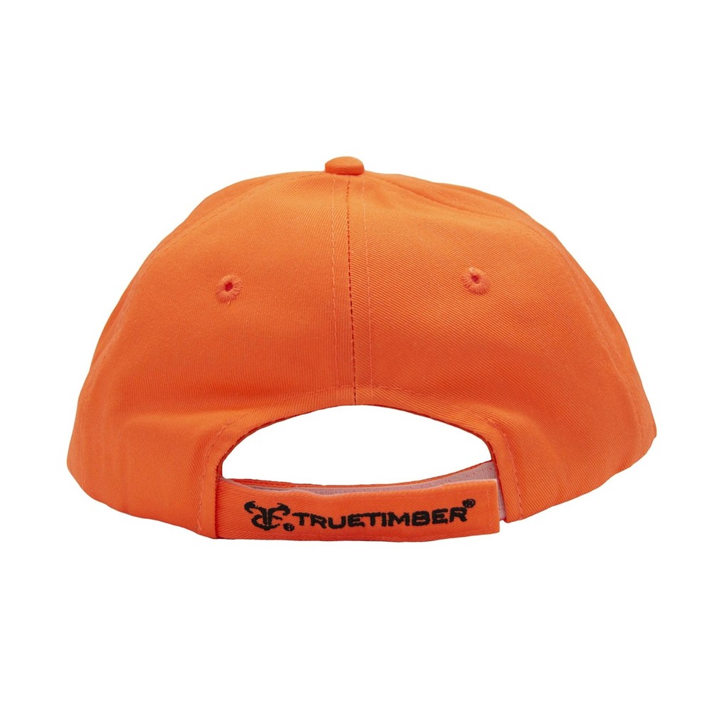 New True Timber Classic Twill Cap Solid Blaze with Logo