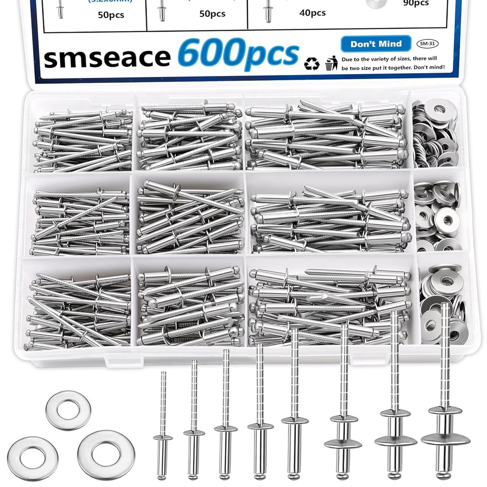 Stainless Steel Pop Rivets Assortment