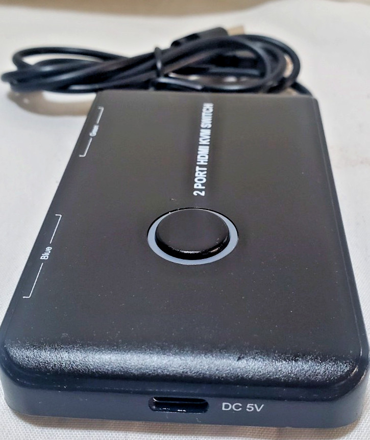 KVM Switch HDMI 2 Port Box ABLEWE USB and HDMI Switch