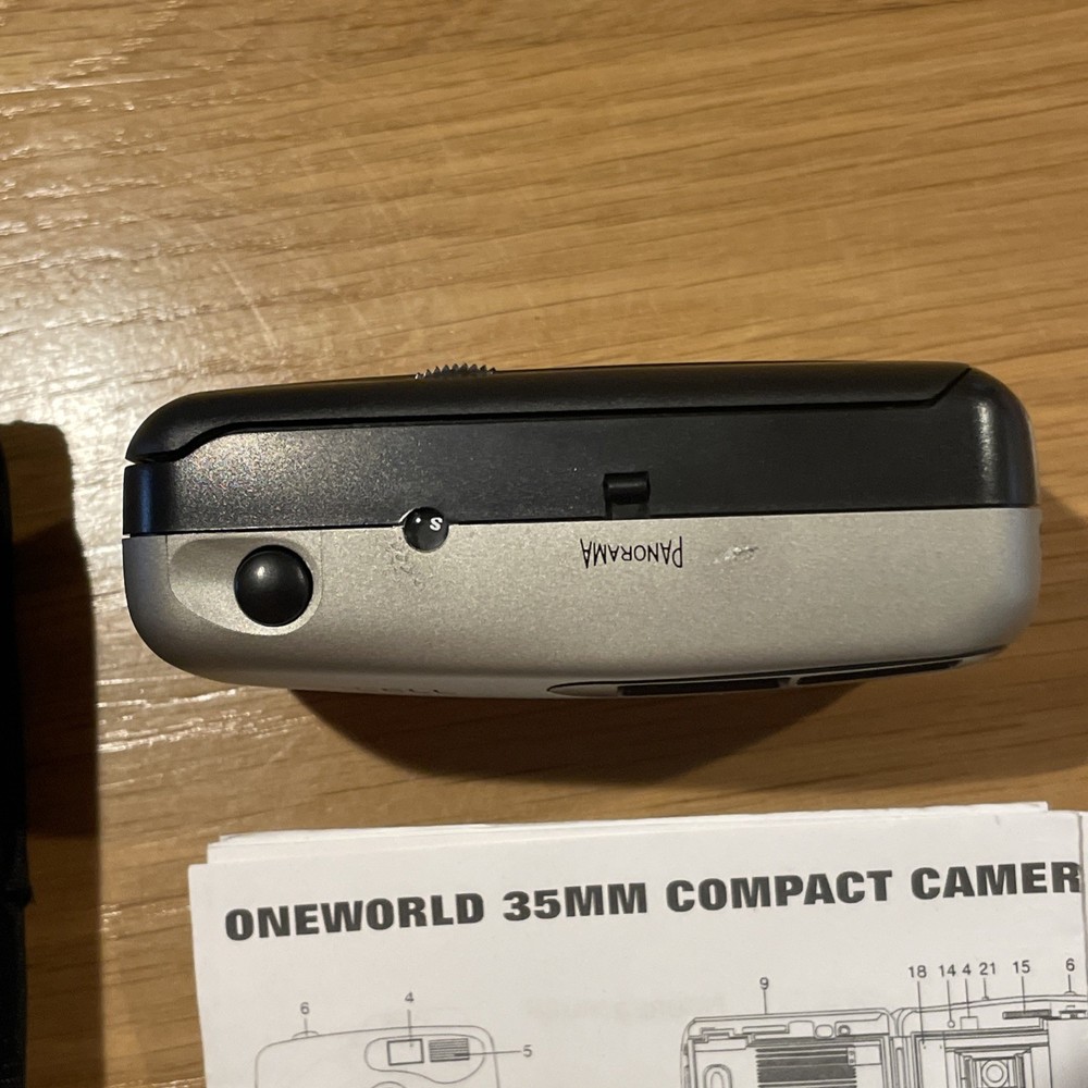 ONEWORLD 35MM Compact Camera with Original Case and Strap Tested Working Vintage