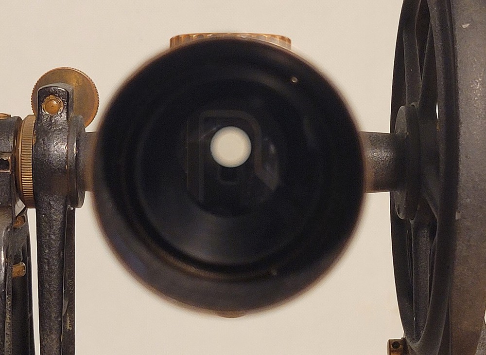 1930s ENGINEER'S Transit BERGER & Sons 24X Power Scope Solid SILVER Graduations