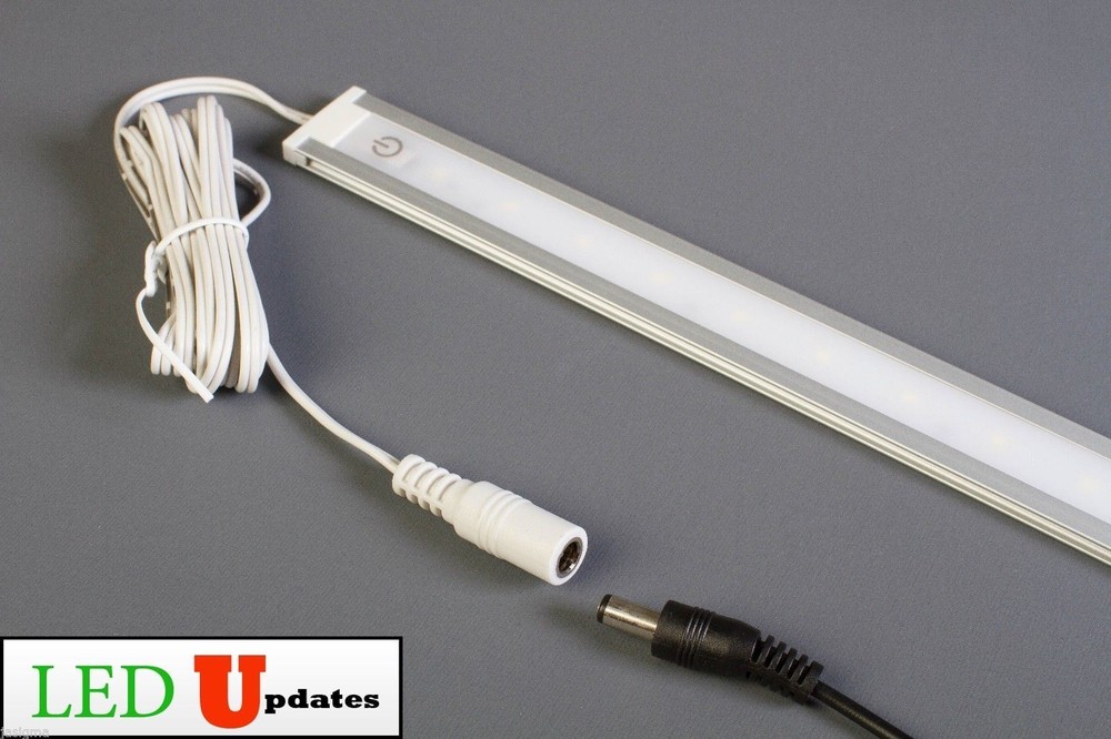 2pcs Vanity Mirror LED LIGHT White Set For makeup TOUCH SENSOR Dimmer & UL POWER