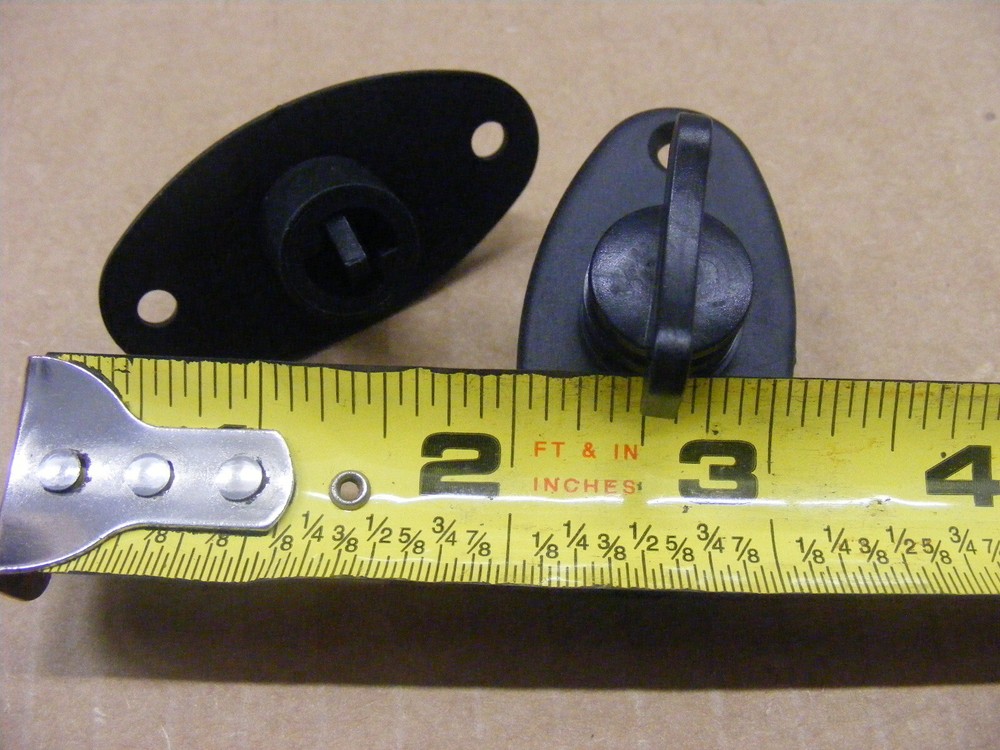 Marpac 54211 Windshield Window Quick Release Fastener PAIR Black Nylon