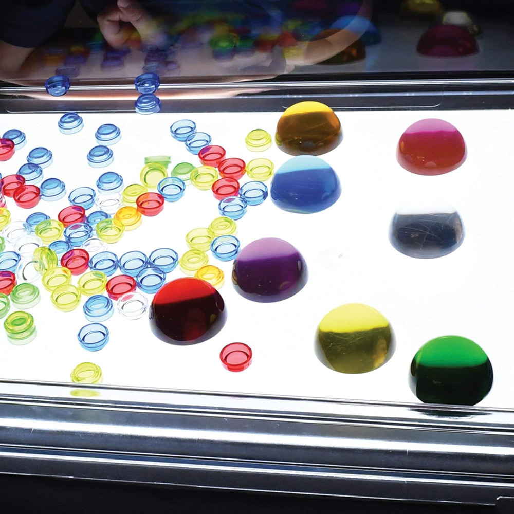 Light Panel Exploration Tray for Translucent Accessories or Water