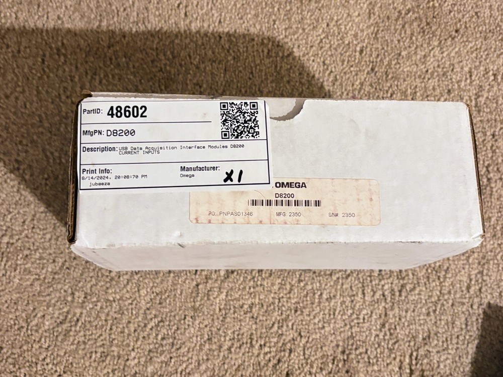 OMEGA ENGINEERING D8200 / 48602 7ch Modbus RTU USB Interface