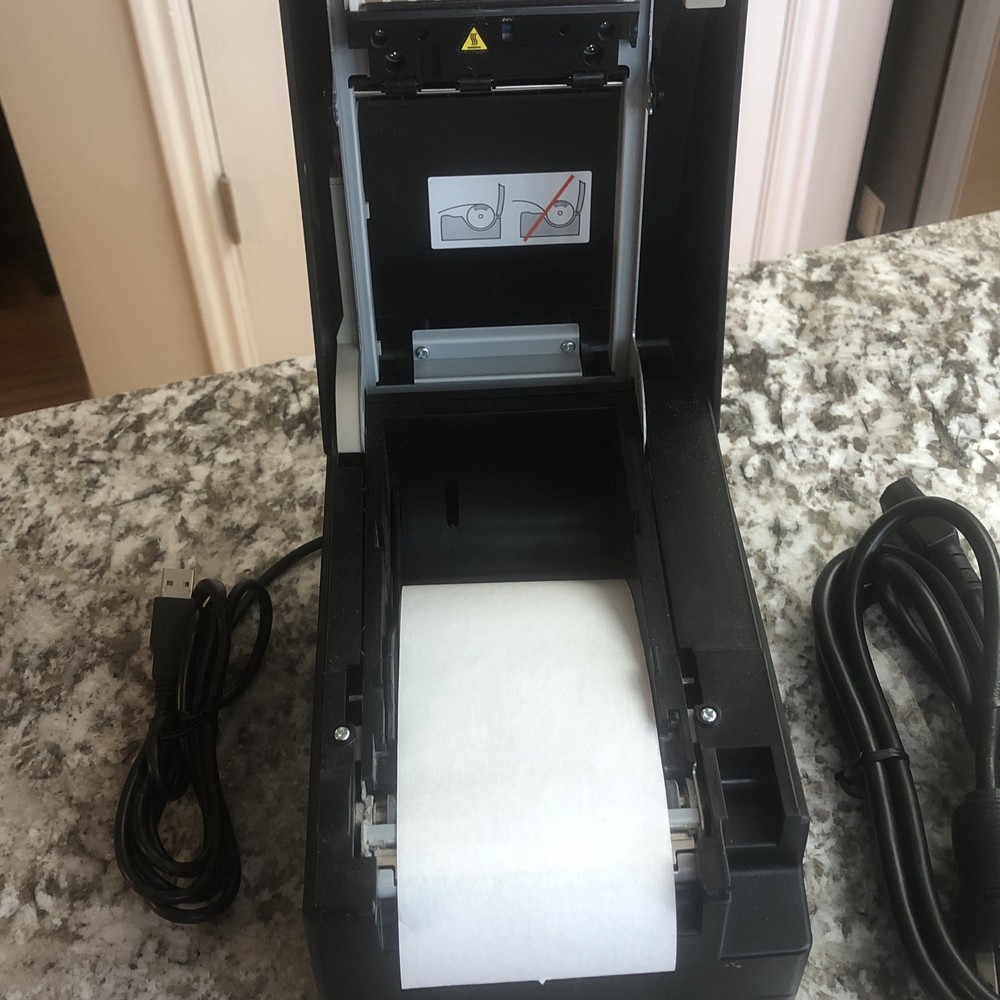 Citizen CT-S2000 Thermal POS Receipt Printer USB Auto-Cutter W/ Power Cord Cable