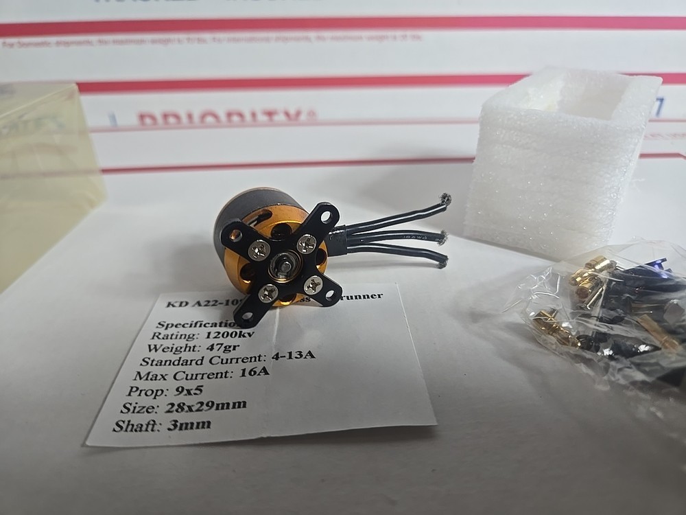 KD A22-10S Outrunner Brushless Motor 1200KV