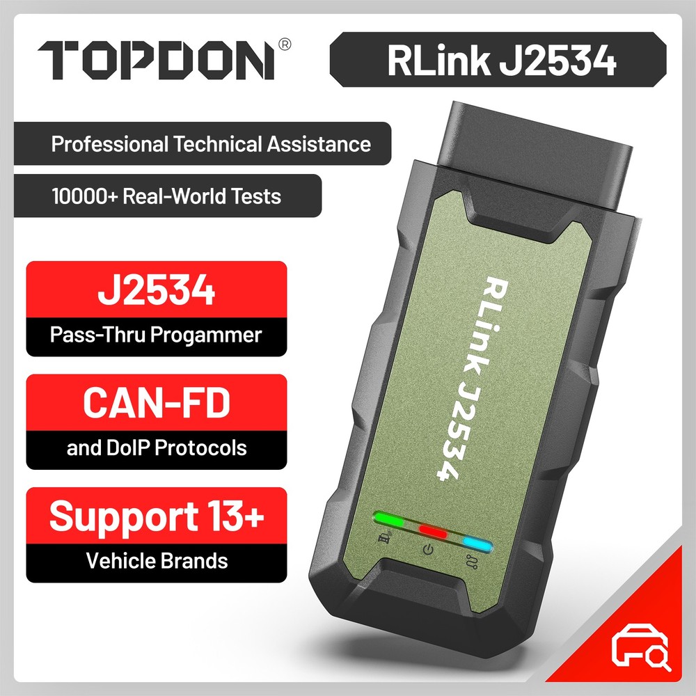 TOPDON RLink J2534 Pass-Thru Programmer OEM Reprogramming