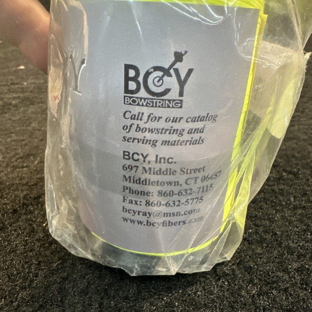 DISCOUNTED BCY Fluorescent Yellow MERCURY Bowstring Material 1/4lb Bow String