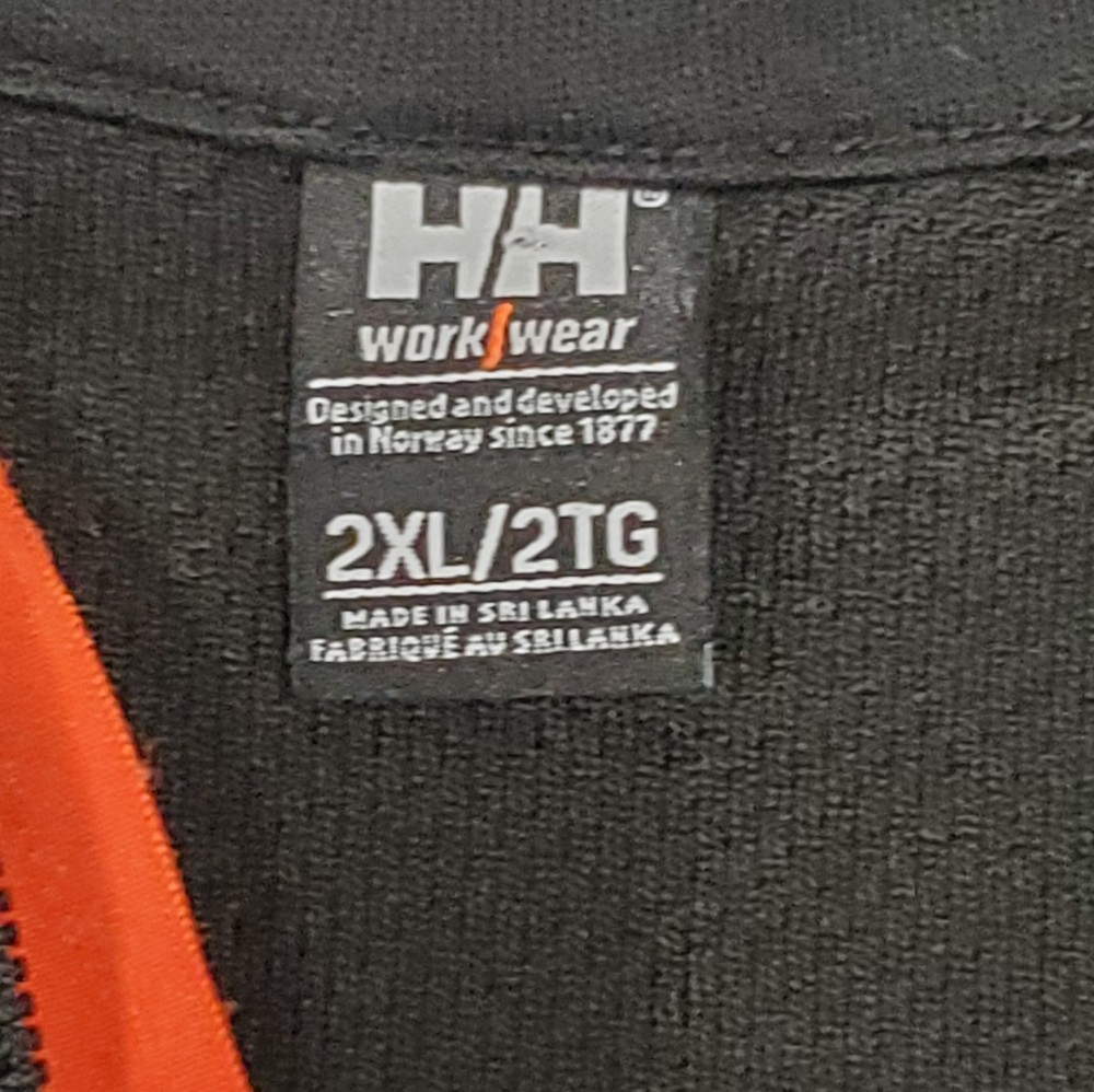 Helly Hansen Black Lifa Base Layer Merino Half Zip work wear 2X Womens READ