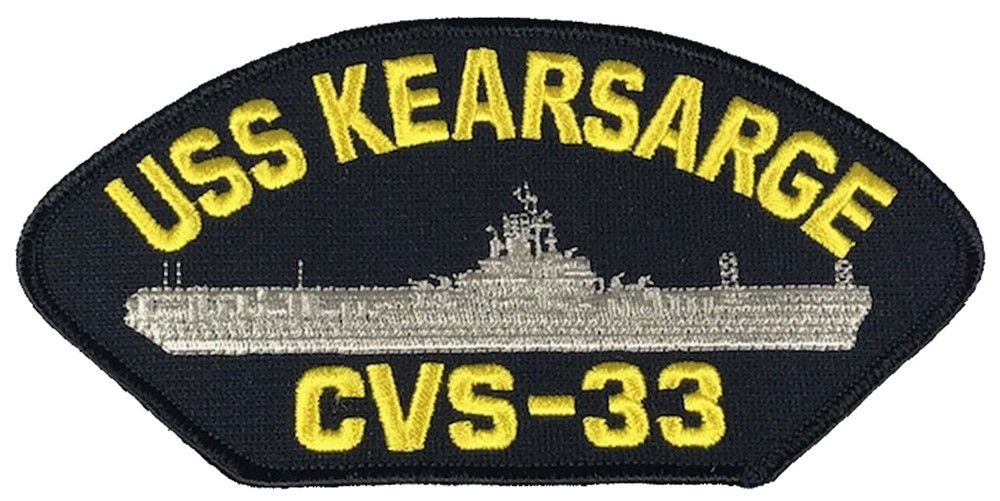 USS KEARSARGE CVS-33 SHIP PATCH - GREAT COLOR - Veteran Owned Business