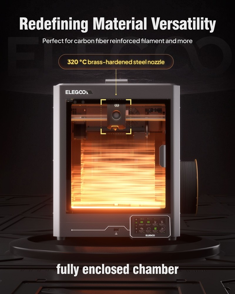 ELEGOO Centauri Carbon/Centauri Carbon 2 Combo 3D Printer