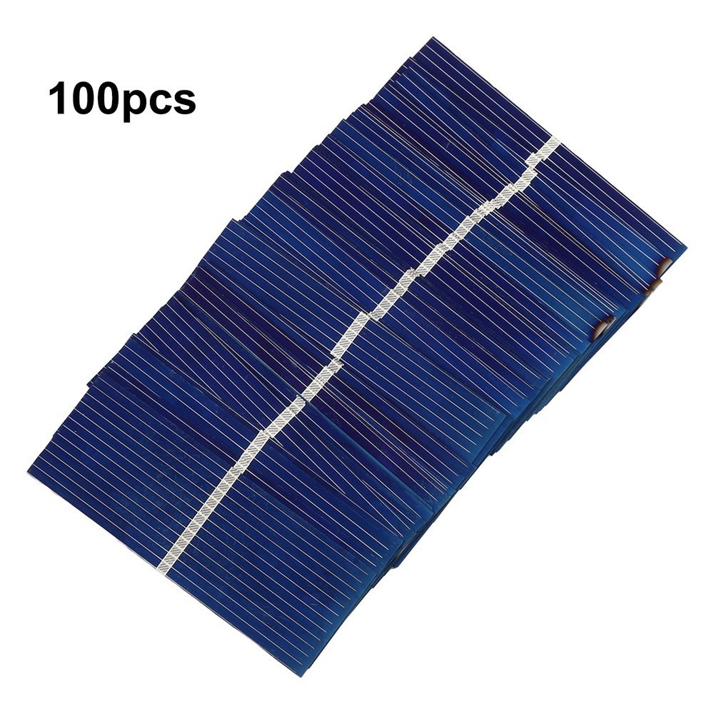 100pcs 0 5V For Solar Cells for For Solar Projects Polycrystalline Silicon
