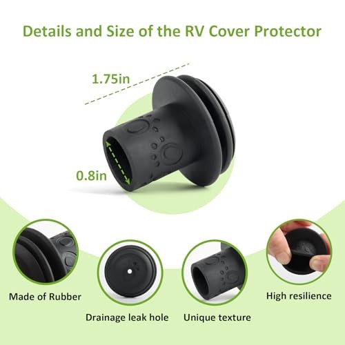 RV/Trailer Cover Protector, Keeps The Gutter Spout Ends from Ripping Camper