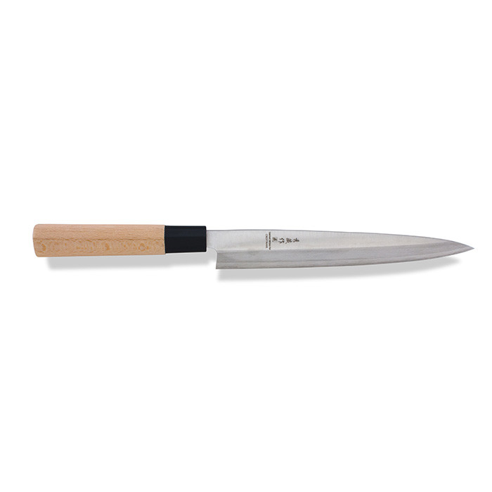 Asian Knife  8" Sashimi Knife, Wood Handle