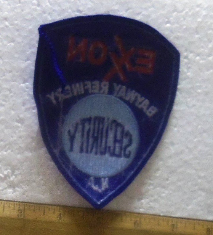 Exxon - Bayway Refinery - Security Embroidered Patch (NOS)