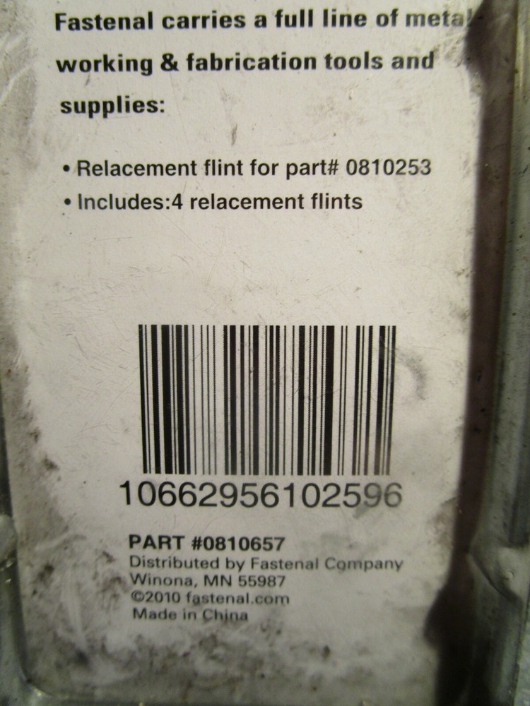 (4) Blackstone® Replacement Flints for Triple Flint Striker