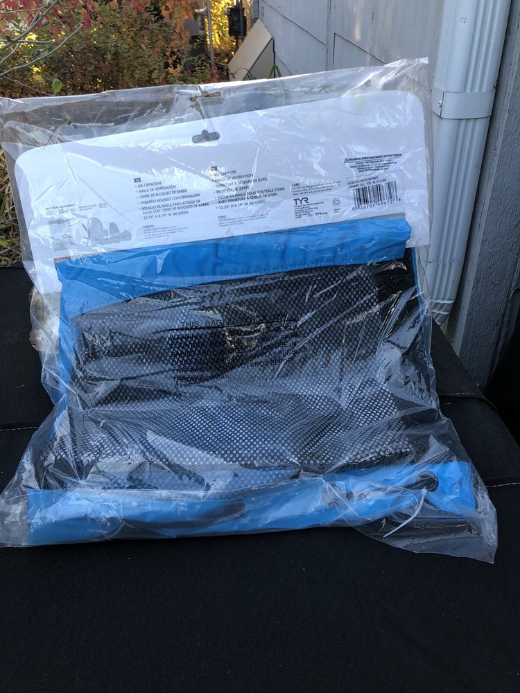 New TYR Big Mesh Mummy Backpack Blue