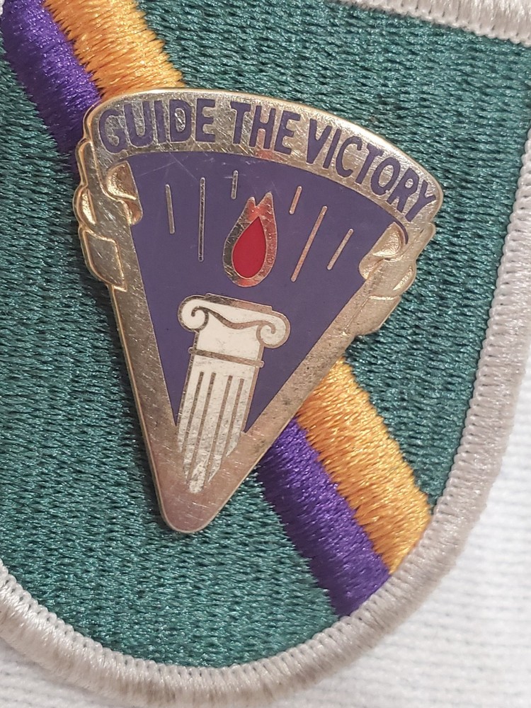 Vintage 354TH Civil Affairs Command Pin On Army Psy Ops Command Patch