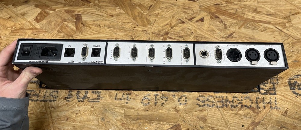 UNTESTED TELEX RTS KP12L BLACK 12 Position Lever Key Panel Intercom