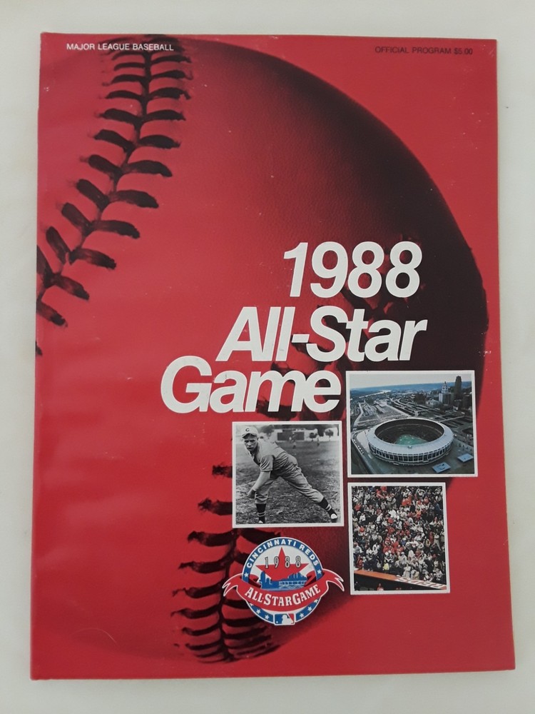 1988 MLB All Star Game Official Program