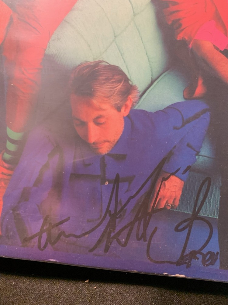 Charlie Watts signed Rolling Stones Dirty Work vinyl record