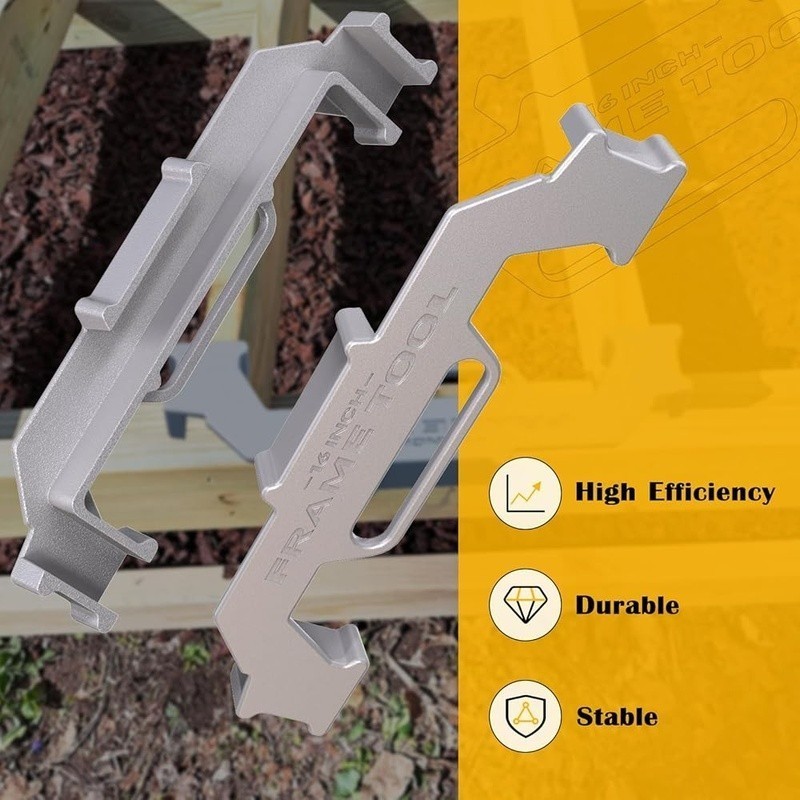 Premium Wall Stud Framing Tool Solid Aluminum Easy to Use Time Saver Jig